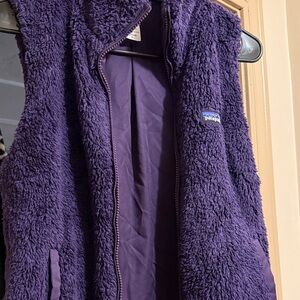 Patagonia Deep Purple Sherpa Vest